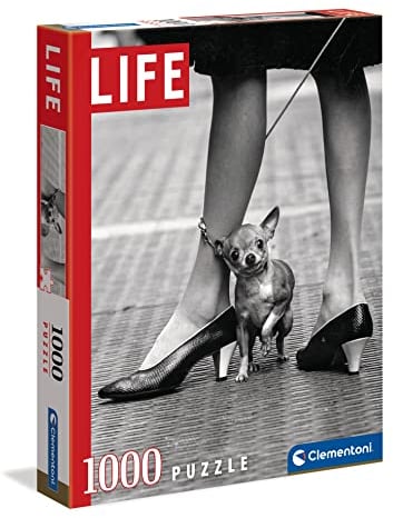 Clementoni - 39634 - Puzzle Life Magazine - jigsaw puzzle 1000 pieces - jigsaw puzzle black and white, vintage - Made in Italy, jigsaw puzzle for adults