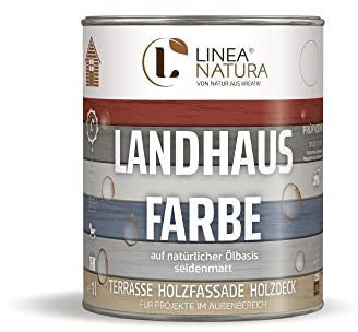 Linea Natura® Peinture maison de campagne satinée opaque 1 l gris Umbra