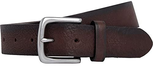 HACKETT LONDON Herren Tumbled Burnished EDG Belt, Dark Brown, 26