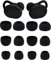 ALXCD Ear Tips Compatible with JBL Endurance Race Sport Earbuds, 6 Pairs S/M/L Sizes Replacement Soft Silicone Earbud Tips Eartips, Compatible with JBL Endurance Race, Black