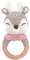 LICHENGTAI Baby Rassel Spielzeug Holz Beißring Handmade Rassel Greifling Baby Holz Beissring Greifringe Spielzeug Beißring Geschenk für Neugeborene Babys Mädchen und Jungen