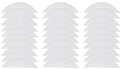 TEidea 30 Chiffons jetables for serpillières, compatibles avec Le kit d'accessoires for aspirateur Xiaomi Lydsto R1