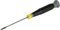 Klein Tools 6303 Mini-Präzisions-Schraubendreher, T6H TORX, manipulationssicheres Werkzeug mit gepolstertem Griff und farbkodierten Ringen, 7,6 cm Schaft
