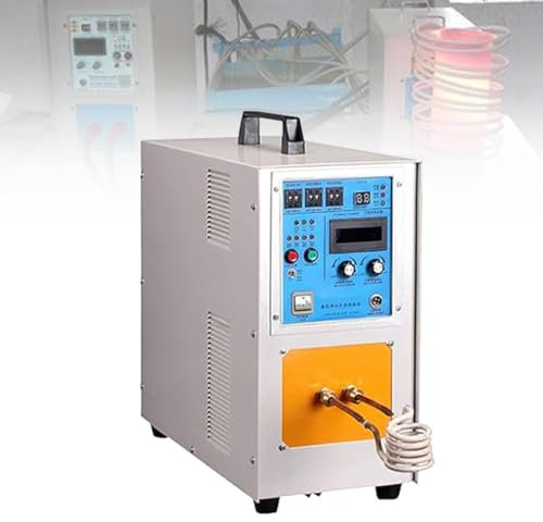 ALSUP Four à Induction à Haute fréquence 15KW, Four de Fusion du cuivre, Chauffage à Induction à Haute fréquence, Machine de Chauffage à Haute fréquence, Chauffage à Induction