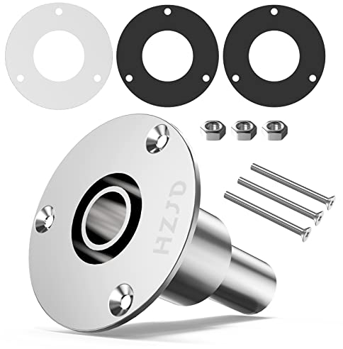 HZJD Durch Rumpf Auspuff Hautanpassung, 24mm Edelstahl 316, für Diesel Standheizungen