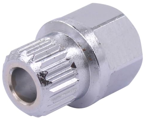 Felgenschloss Adapter 20 Kant Demontagewerkzeug Radschrauben Diebstahl Felgenschlüssel Radsicherungsmutter mit 20 Zahn für 1er E87 3er E46 E90 5er F10 E60 F11 E39 6er 7er 8er X3 E83 X5 E70 Z4 Z3 Z8