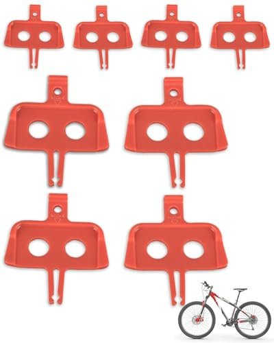 KGDUYC 8 pcs Fahrrad Scheibenbremsen Abstandshalter,Scheibenbremse Fahrrad Transportsicherung Fahrradbremse Distanzstück Scheibenbremsen Fahrradteile Fahrradzubehör Scheibenbremsen Abstandshalter