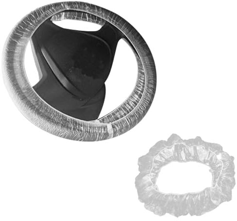 100 Stück Einweg Lenkradbezug Staubdicht Und Wasserdicht Schutz Für Das Lenkrad Lenkradschutz Auto Lenkradschutz Lenkradschoner Kunststoff Lenkradabdeckung Für Autos