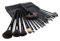 Qukaim Kit de 24 pinceaux de maquillage doux et doux pour la peau avec sac, outils de beauté délicats pour un usage professionnel et personnel