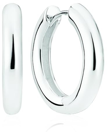 créoles Sif Jakobs Créoles Carrara pianura Medio argent 925/1000