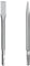 HARY Sds Chisel Bits 2-Piece Chisel Set for Electric Hammer (square Handle Four Holes), 14 * 400mm Includes Flat Chisel & Pointed Chisel, Sds Breaker Bits for Tile,Masonry,Concrete
