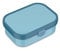 Mepal - Lunchbox Campus - Bento Lunchbox für Kinder - Brotdose mit Bento-Fach & Gabel - Meal Prep Box mit Clip-Verschluss - BPA-frei & Spülmaschinenfest - 750 ml - Cool blue