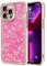 Lafunda for iPhone 13 Pro Max Case for Womens Girls, Luxury Bling Glitter Diamond Crystal Festival Shiny Case Camera Protection Shockproof Silicone TPU Phone Cover for iPhone 13 Pro Max 6.7, Hot Pink
