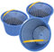 POOLAZA Schwimmbad Skimmer Korb Ersatz für Inground Pool (Set von 3) - Entfernen Sie Blätter und Schutt - 20,5cm Oben, 14cm unten, 13cm tief