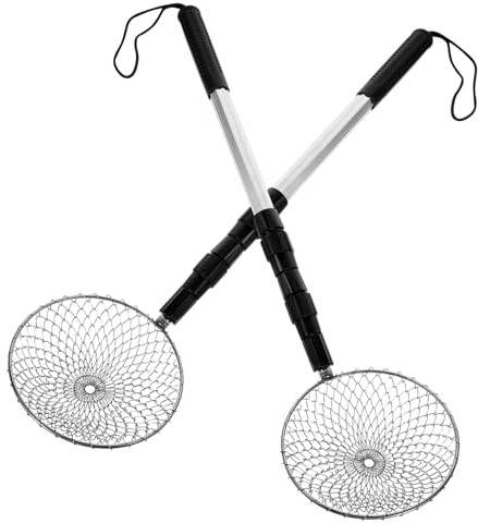 FIXOSHEE 2ensembles Tamis à Sable Et Pelle De Plage Kit De Tamis Portable pour Plage Extérieur Multifonction pour Creuser Coquillages Filtre à Sable