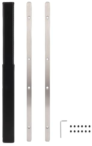 Oreilet Track Saw Guide Rail Connector Kit, Guide Rail Connector Accessory Replacement Fit for FESTOOL Track Saw Wood Board Cutting Guide Rail Connector, 2 Pack, Sliver