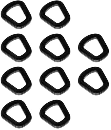 10-Pack Universal Jerry Can Rubber Seals - Replacement Gaskets for 5L/10L/20L NATO Fuel Cans, Leak-Proof & Weather-Resistant (Fits Most Military & Civilian Cans)