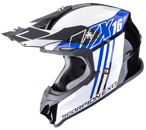 SCORPION VX-16 EVO AIR LIGNES Black-Blue XS