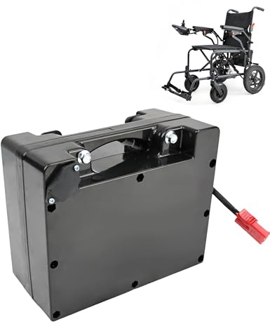 12AH Electric Wheelchair Spare Removable Lithium Battery, Suitable as A Replacement Battery for Certain Power Chairs (YH-001F)