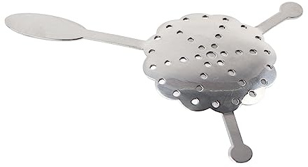 LUCKDANO Set Fontana per Assenzio Cucchiaio per Bere Tazza di Vetro da Cocktail Bar in Acciaio Inossidabile 304.Adatto per i Metodi Dell'Assenzio.Design Raffinato con Molteplici Opzioni