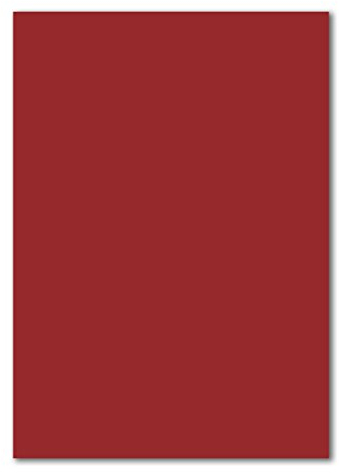 50 DIN A4 Papier-bögen Planobogen - Dunkelrot (Rot) - 240 g/m² - 21 x 29,7 cm - Bastelbogen Ton-Papier Fotokarton Bastel-Papier Ton-Karton - FarbenFroh