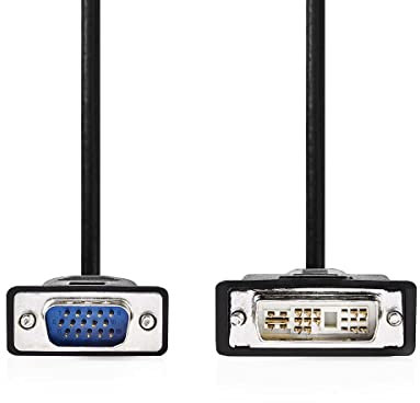 Nedis Cable DVI DVI-A Macho de 12 +5 Pines - VGA Macho 2.