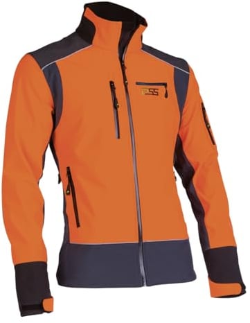 PSS Softshelljacke X-treme Shell Orange/Grau Gr. M
