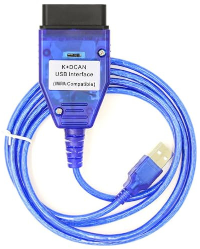 Autogeek für K+DCAN OBD2 Kabelschalter FTDI FT232RL Tools EDIABAS NCS Expert ISTA