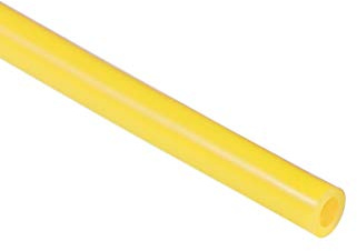 Sourcingmap, tubo in silicone, diametro 4 mm x diametro 7 mm, diametro 2 m, tubo di gomma per il trasferimento della pompa, giallo