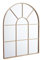 BUTLERS Fensterspiegel - Spiegel in Fensteroptik (30x40 cm) - Halbrunder Wandspiegel mit Rahmen im Vintage-Stil