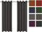 Rollmayer 2er Pack Vorhänge mit Ösen. Gardinen für Schlafzimmer, Kinderzimmer, Wohnzimmer, Hotelvorhänge, Hochwertige Vorhänge zu attraktiven Preisen(Melange Grau 68, 140x150 cm - BxH)