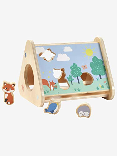VERTBAUDET Box mit Tierformen, mehrfarbig