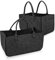 XMTECH 4 Stück Filztaschen Kaminholztasche Filz, Faltbar Kaminholzkorb Filztasche Shopper für Holz Zeitungen Kaminholz Filztasche - Anthrazit