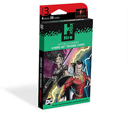 DC | HRO Chapter 3: 4-Pack Premium Booster Box, 29 Hybrid Digital Trading Cards