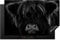 KitchenYeah© Induction Hob Protector Mat 20.5x31.5 / 80.2x52.2 cm Stove Cap Top Cover Kitchen Cooker Covers for Electric Hobs Vinyl Scottish Highlander - Cow - Black - White - Animals