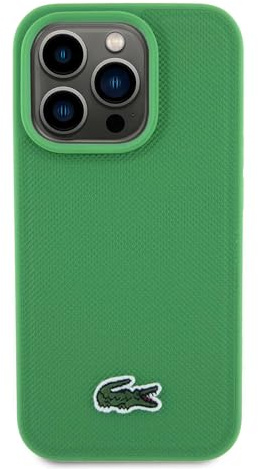 Lacoste LCHMP15XPVCN Hülle für iPhone 15 Pro Max 6.7 Grün hardcase Iconic Petit Pique