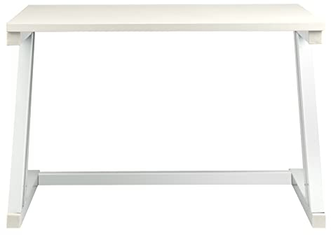 HUOLE Scaffalatura Mobile Scaffale Porta Microonde Struttura in Metallo con Ripiano in Legno MDF Organizer Mensola per Utensili Strumenti Cucina Design Moderno-57 * 38 * 38 cm Z-Bianco