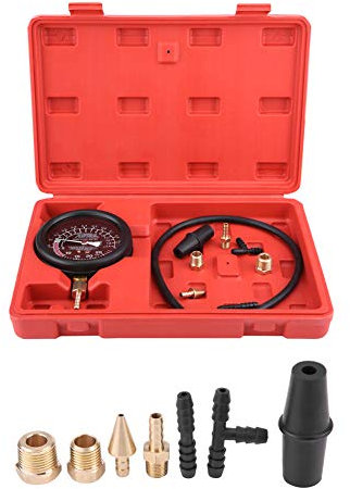 Testeur de Pression Sous Vide, Testeur de Vide de Pompe à Carburant de Moteur Voiture Jauge de Pression Carburateur Testeur Fuites pour Diagnostic de Pression Voiture pour Voiture et Moto
