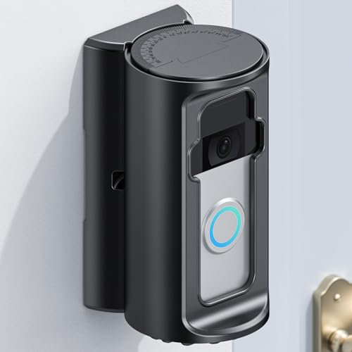 KMOUANTS - 360° adjustable doorbell angle bracket, compatible with Blink an Ring Wireless Video Doorbell, 4/3/3 Plus/2/1/(2020 Release)/Battery Doorbell Plus/Mount