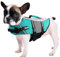 Queenmore Schwimmweste für kleine und mittelgroße Hunde, Neopren, leicht, reflektierend, für Katzen, Welpen, Kajakfahren, Lebensretter für französische Bulldogge, Dackel, Shih Tzu, Mops (Pfauengrün,