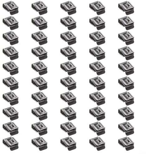 Getdoublerich Zuverlässiges PV Modul Drahtmanagement mit Edelstahl Kabelclips 50 Stück, 1225530695