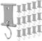 Homgaty RV Awning Hooks, 16 Pcs Awning Light Clips for Rail 5/6mm and 7/8mm, Camping Awning Hook Hangers Rail Accessories for Motorhome, Caravan, Campervan, Camping Tent