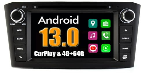 RoverOne Autoradio GPS für Toyota Avensis T25 2002-2008 mit CarPlay Android Auto Stereo Multimedia Player Navigation Touchscreen Bluetooth WiFi