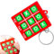 1 Pcs Tic Tac Tongue, Tic Tac Toe, Jeu Tac Tac, Porte-Clés Tic Tac Toe Pendentif