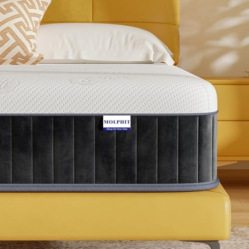 MOLPHIT Matratze 120x200cm, Höhe 25cm mit Oeko-TEX Zertifiziert, Härtegrad H3/H4, Innerspring Hybrid Memory Foam Matratze in Einer Box für ultimative Unterstützung und Druckentlastung, 120x200x25cm