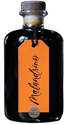 Amaro Malandrino - Liquore Artigianale al Sale di Cervia, 30% vol., 50 cl, Liquori Amari Mediterranei Artigianali alle Erbe Aromatiche