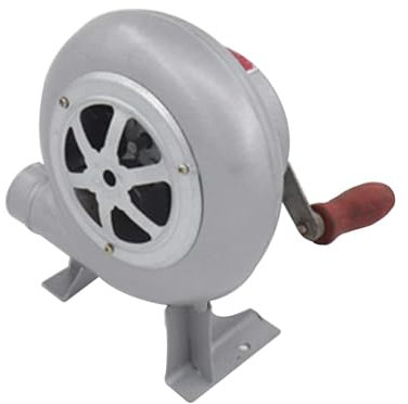 VducK Handkurbel-Schmiede-Gebläse – Iron Gear Popcorn-Ventilator, manueller Ventilator, kleiner Gebläse-Pumpen-Ventilator, für Camping/Kessel/im Freien