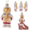 KADAX Weihnachtskugeln aus Glas, Christbaumkugeln für eine stimmungsvolle Weihnachtsdekoration am Weihnachtsbaum, Weihnachtsbaumkugeln (Astronaut, 1 Stück)