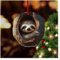 Wisafory Weihnachtsbaumschmuck Acryl Tier Dekor Weihnachtsbaum Anhänger mit Tiermuster 2D Acryl Weihnachtsdeko Eule Waschbär Ornament für Urlaub, Party, Weihnachtsdeko Faultier