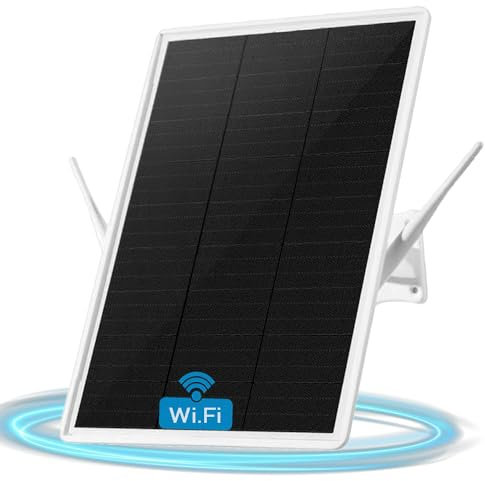 Repeteur WiFi Solaire Batterie Exterieur sans Fil, Puissant Amplificateur WiFi Couvre100-mètres, Outdoor répéteur WiFi Extender 2.4Ghz 300Mbps, Idéal pour Les Grands Espaces éloignés (34 * 23cm)